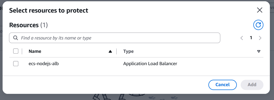 Create Web ACL :: Internship Report